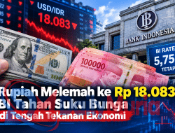 Rupiah Tembus Rp 18.083, Kebijakan Suku Bunga BI Jadi Sorotan