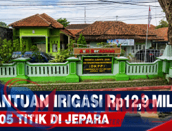 Antisipasi Kekeringan, Kementan RI Salurkan Bantuan Irigasi Rp12,9 Miliar untuk 105 Titik di Jepara