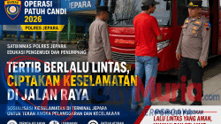 Operasi Patuh Candi 2026, Polres Jepara Sosialisasikan Keselamatan Lalu Lintas di Terminal