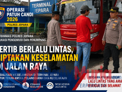Operasi Patuh Candi 2026, Polres Jepara Sosialisasikan Keselamatan Lalu Lintas di Terminal