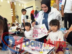 Kenalkan Wisata Bahari, Ratusan Anak PAUD di Jepara Antusias Ikuti Lomba Mewarnai